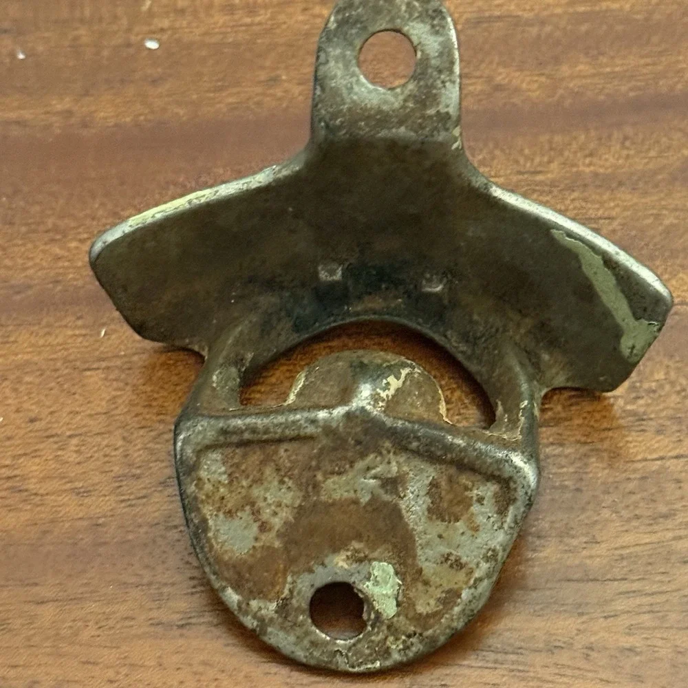 Vintage Coca-Cola Bottle Openers Lot of 2 Wall Mount Cast Metal, 5
